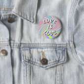 Love Is Love Pride Knop Ronde Button 5,7 Cm (In situ)