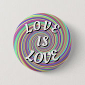Love Is Love Pride Knop Ronde Button 5,7 Cm (Voorkant)