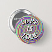 Love Is Love Pride Knop Ronde Button 5,7 Cm (Voorkant /achterkant)