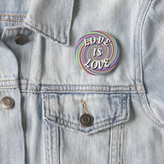 Love Is Love Pride Knop Ronde Button 5,7 Cm (In situ)