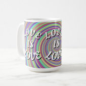 Love Is Love Pride  Koffiemok (Voorkant links)