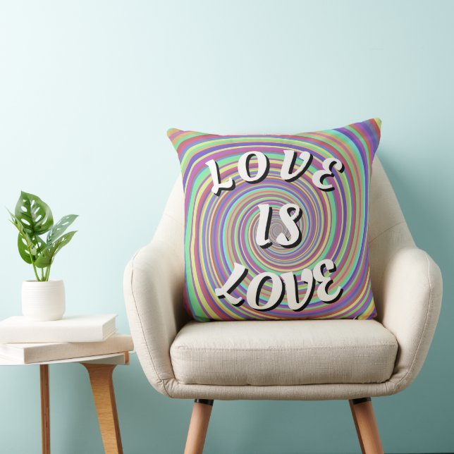 Love Is Love Pride Kussen (Stoel)