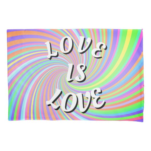 Love Is Love Pride Kussensloop (Voorkant)