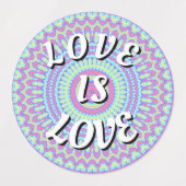 Love Is Love Pride Labels (Design 2)