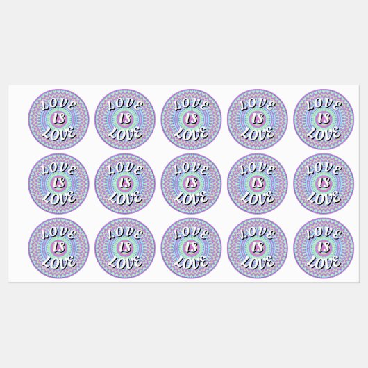 Love Is Love Pride Labels (Vel)