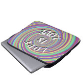 Love Is Love Pride Laptop Sleeve (Voorkant onderkant)