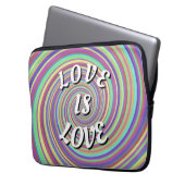 Love Is Love Pride Laptop Sleeve (Voorkant Links)