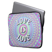 Love Is Love Pride Laptop Sleeve (Voorkant Links)
