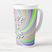Love Is Love Pride  Latte Mok (Rechterhoek)