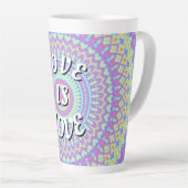 Love Is Love Pride Latte Mok (Rechterhoek)