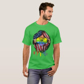Love is Love Pride LGBT Supports American Flag boy T-shirt (Voorkant volledig)