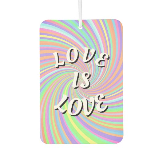Love Is Love Pride  Luchtverfrisser (Voorkant)