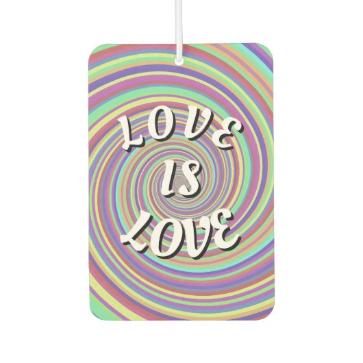 Love Is Love Pride Luchtverfrisser (Voorkant)