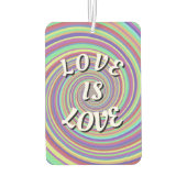Love Is Love Pride Luchtverfrisser (Achterkant)