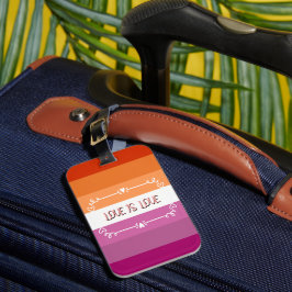 Love is Love Pride Maand Bagage Label