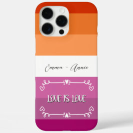 Love is Love Pride Maand iPhone 16 Pro Max Hoesje