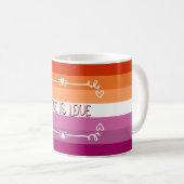 Love is Love Pride Maand Mug Koffiemok (Voorkant rechts)