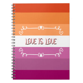 Love is Love Pride Maand Notitieboek