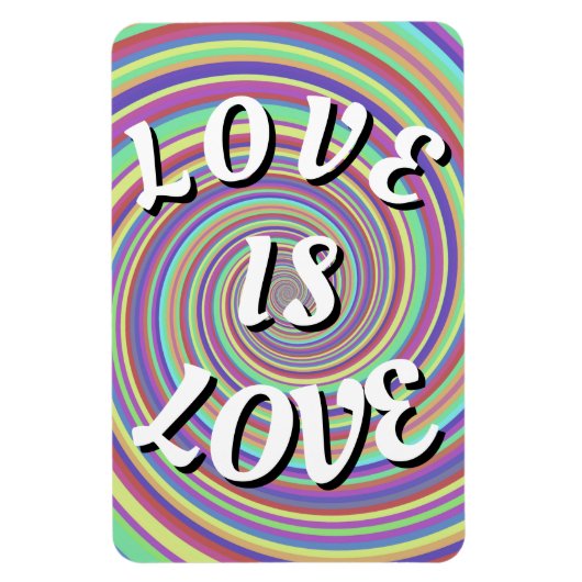 Love Is Love Pride   Magneet (Verticaal)