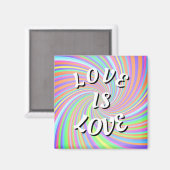 Love Is Love Pride   Magneet (Voorkant / Achterkant)