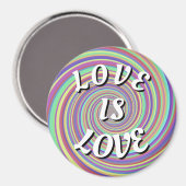 Love Is Love Pride   Magneet (Voorkant / Achterkant)