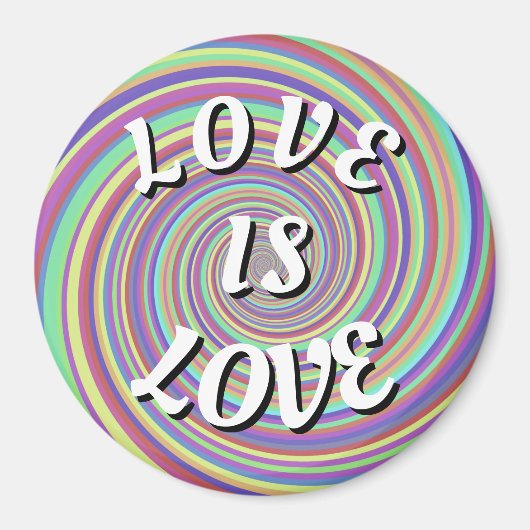Love Is Love Pride   Magneet (Voorkant)