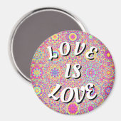 Love Is Love Pride   Magneet (Voorkant / Achterkant)
