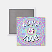 Love Is Love Pride   Magneet (Voorkant / Achterkant)