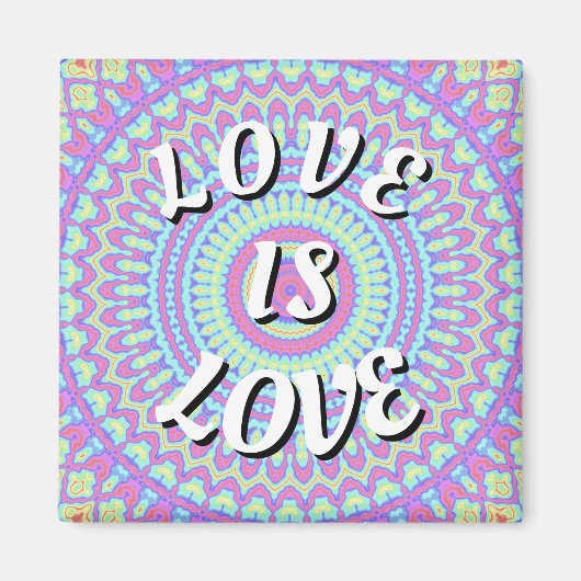Love Is Love Pride   Magneet (Voorkant)