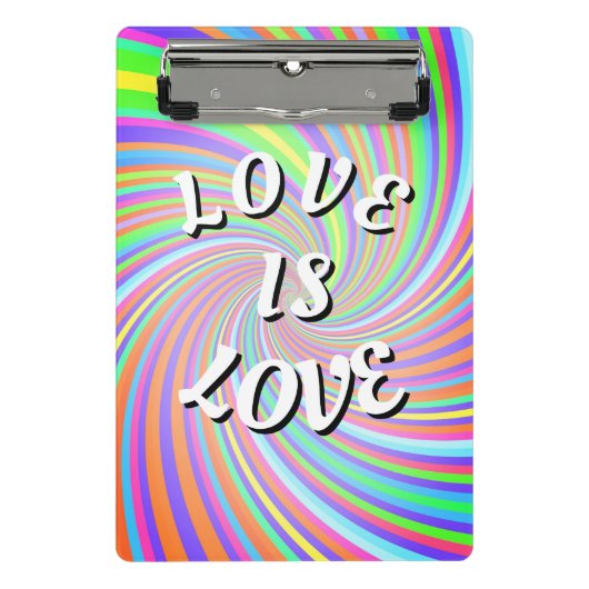 Love Is Love Pride  Mini Klembord (Voorkant)