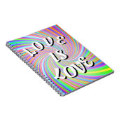 Love Is Love Pride Notitieboek (Rechterzijde)