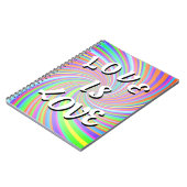 Love Is Love Pride Notitieboek (Linkerzijde)