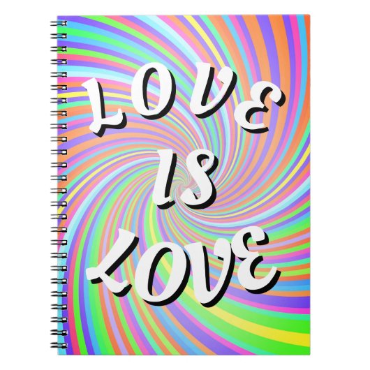 Love Is Love Pride Notitieboek (Voorkant)