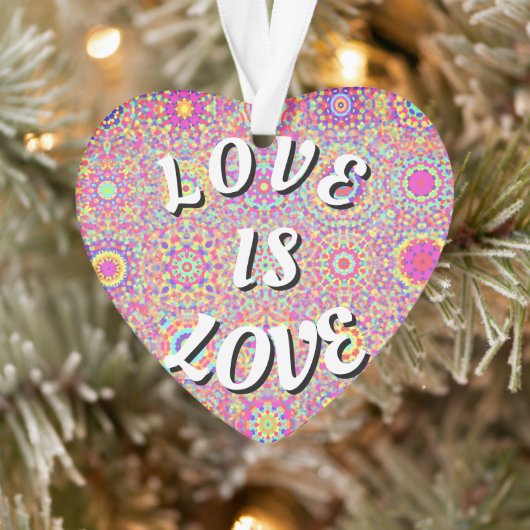 Love Is Love Pride Ornament (Boom)