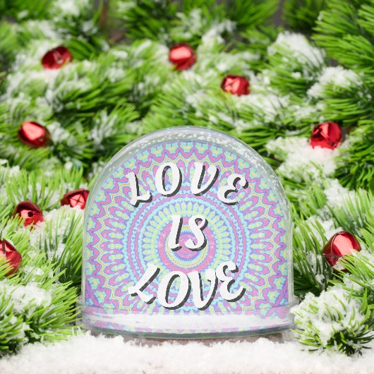 Love Is Love Pride  Phone Ring Stand Sneeuwbol (Kerstmis)