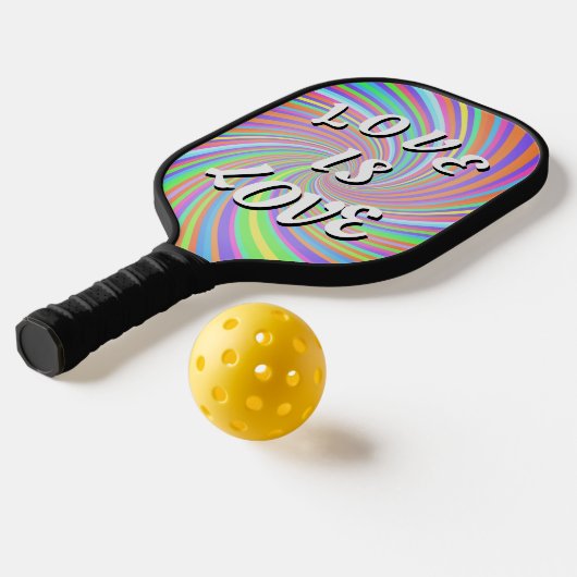 Love Is Love Pride Pickleball Paddle (Laag 2)