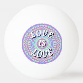 Love Is Love Pride Pingpongbal (Achterkant)