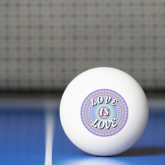 Love Is Love Pride Pingpongbal (Net)