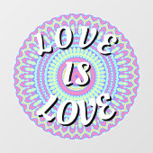Love Is Love Pride Raamfolie Raamsticker (Vel)