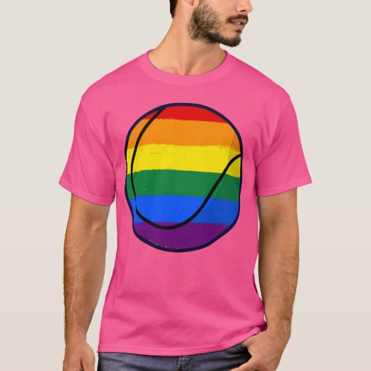 Love Is Love Pride Rainbowennis girl T-shirt (Voorkant)