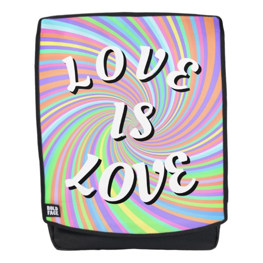 Love Is Love Pride Rugzak Rugtassen (Voorkant)