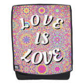 Love Is Love Pride Rugzak Rugtassen (Voorkant)