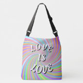 Love Is Love Pride Schoudertasje Crossbody Tas (Voorkant)