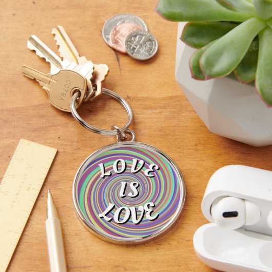Love Is Love Pride-sleutelhanger Sleutelhanger (Bureau)