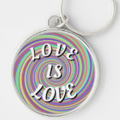 Love Is Love Pride-sleutelhanger Sleutelhanger (Voorkant)