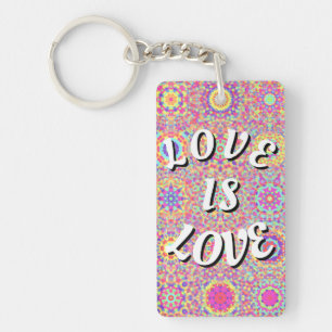 Love Is Love Pride-sleutelhanger Sleutelhanger