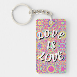 Love Is Love Pride-sleutelhanger Sleutelhanger