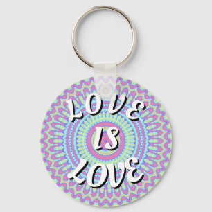 Love Is Love Pride-sleutelhanger Sleutelhanger