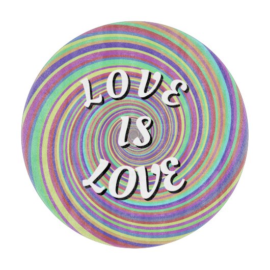 Love Is Love Pride Snijplank (Voorkant)