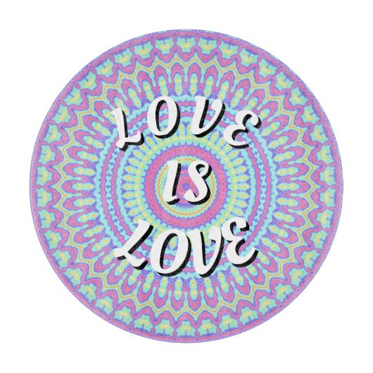 Love Is Love Pride Snijplank (Voorkant)